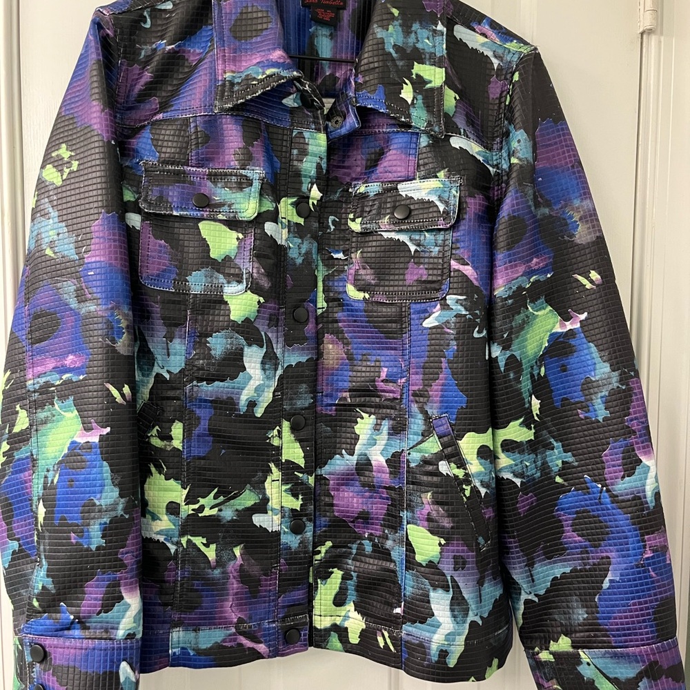 Sara Isabella Multicolor Bomber Jacket